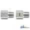 A & I Products Straight Solid Male NPT X Female ORB Adapter, 2 pack 3.75" x4" x2" A-43A13 - alternate 2